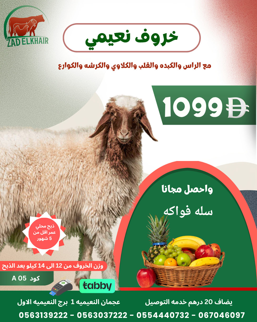 خروف نعيمي ذبح محلي كود A _05